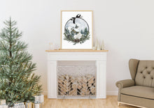 Last inn bildet i Galleri-visningsprogrammet, Vinterland No.2 | Julepynt | Plakat | Poster | Jul | Juledekorasjon