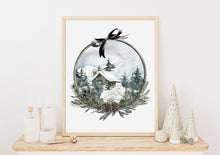 Last inn bildet i Galleri-visningsprogrammet, Vinterland No.2 | Julepynt | Plakat | Poster | Jul | Juledekorasjon