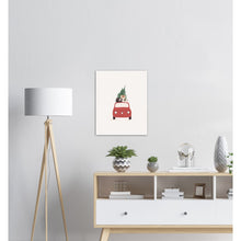 Last inn bildet i Galleri-visningsprogrammet, Julebil No.2 | Julepynt | Plakat | Poster | Jul | Juledekorasjon