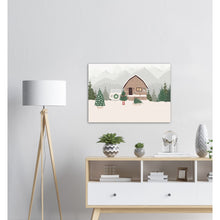 Last inn bildet i Galleri-visningsprogrammet, Julehus | Julepynt | Plakat | Poster | Jul | Juledekorasjon