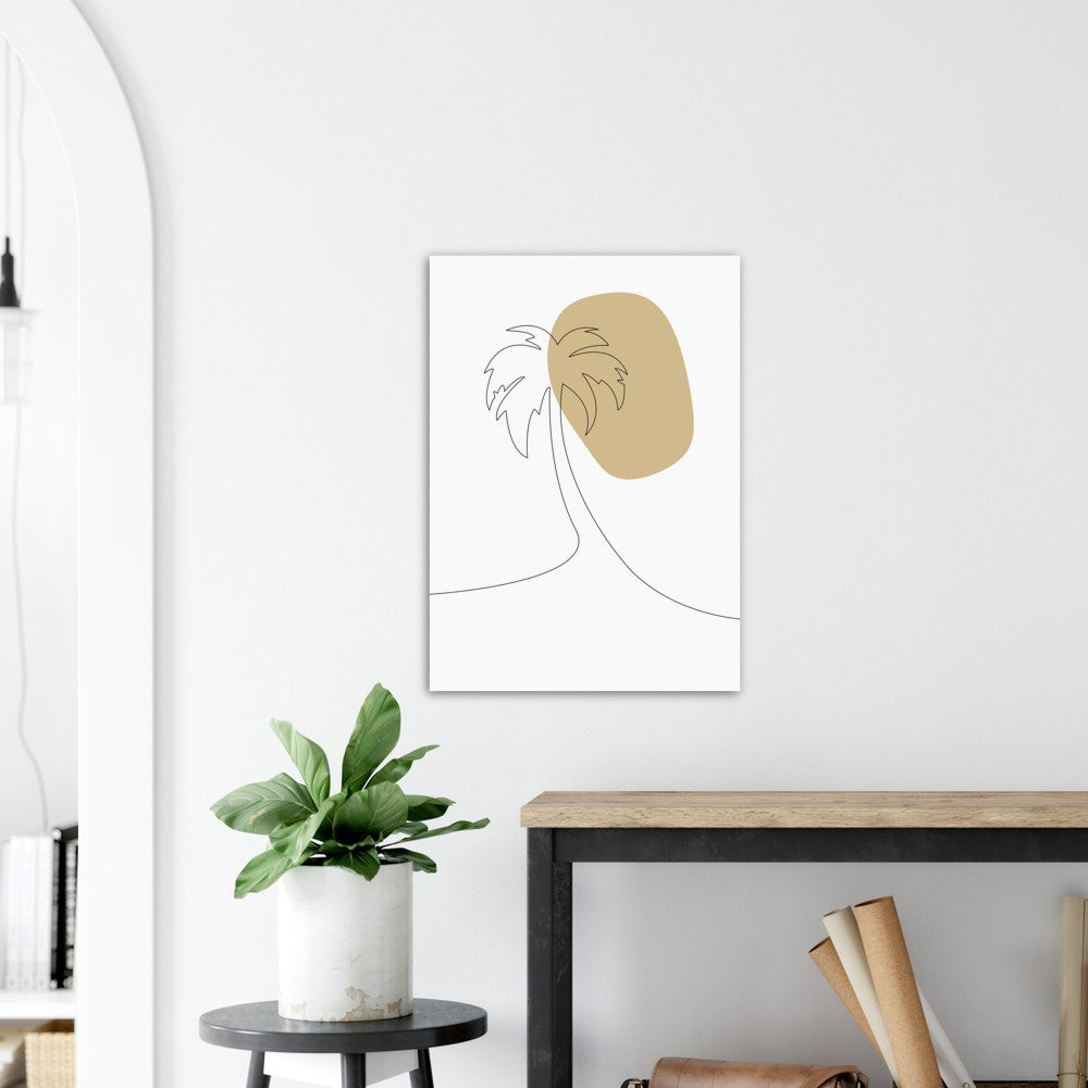 Palme Nr.5 | Line Art | Poster | Plakat | Kunst | Abstrakt