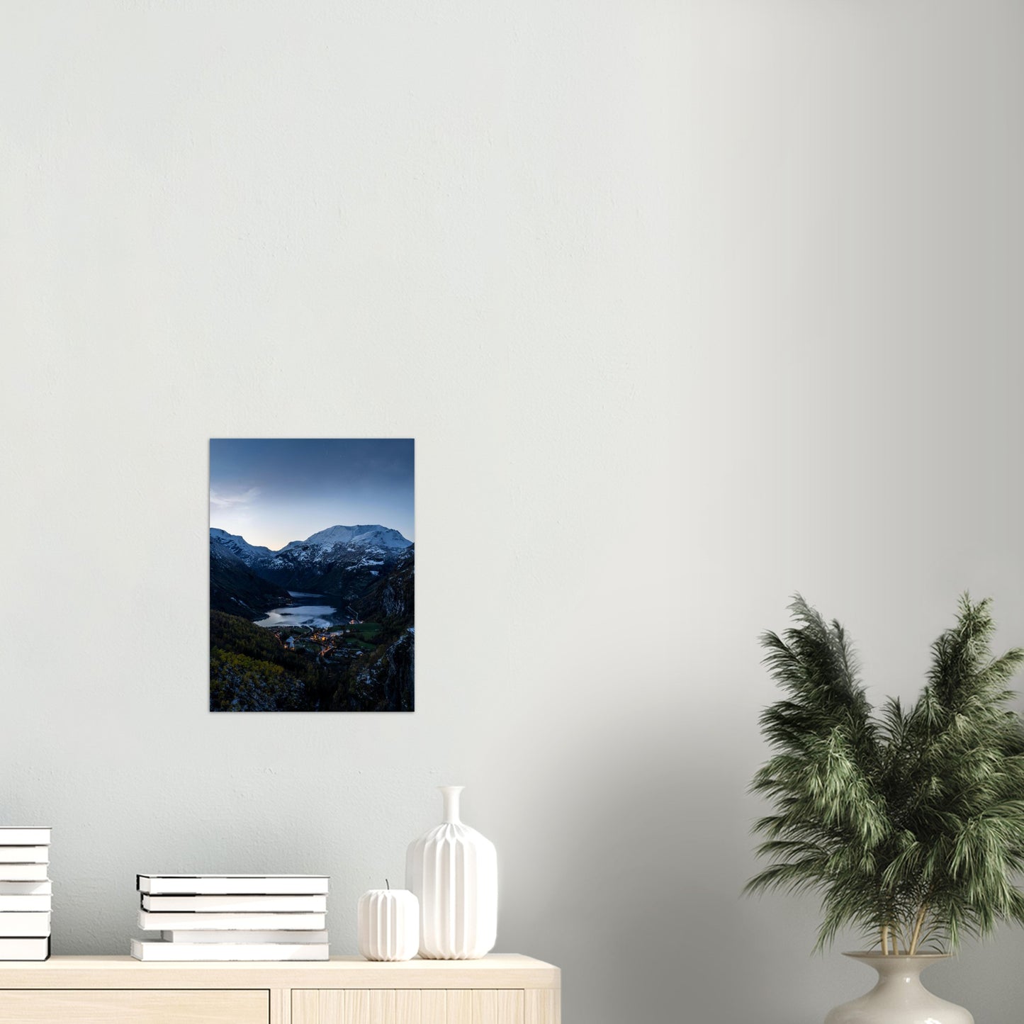 Blåtime i Geiranger | Fotokunst | Plakat | Poster | Veggkunst
