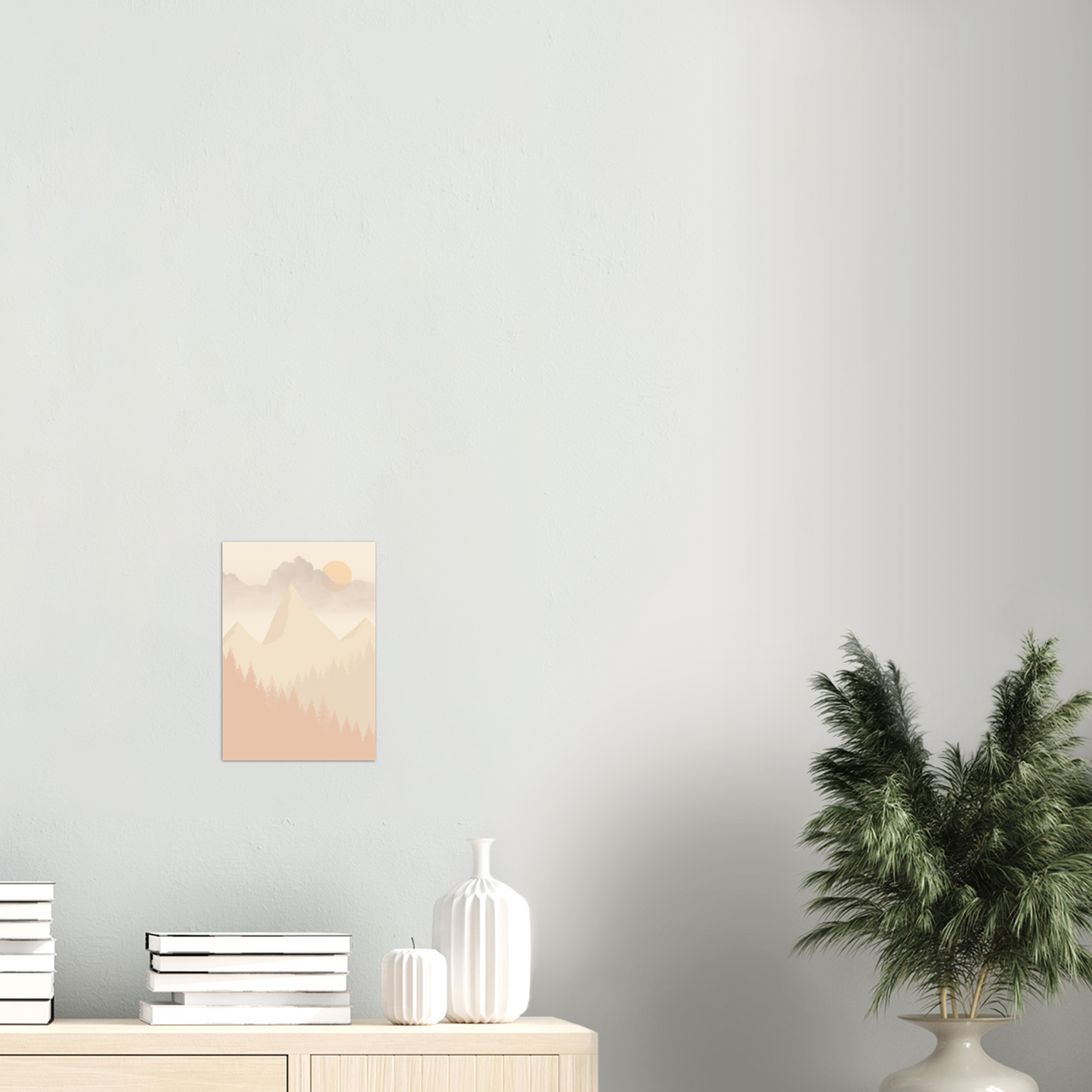 Beige landskap nr.3 | Digital Kunst | Plakat | Poster | Veggkunst