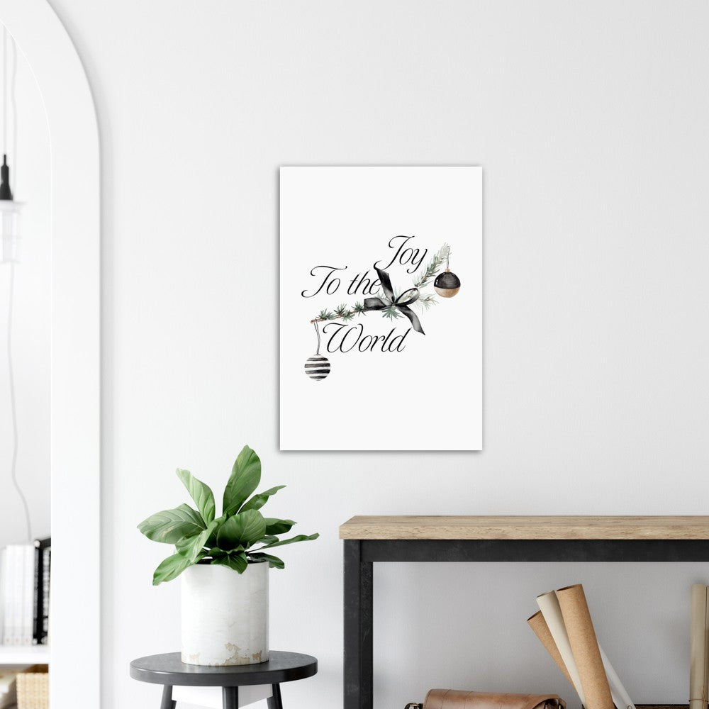 Joy to the world | Julepynt | Plakat | Poster | Jul | Juledekorasjon