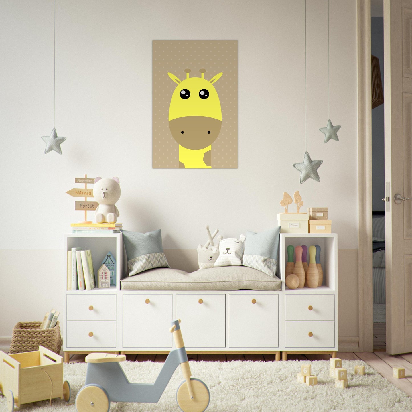 Sjiraffen - plakat - poster - 60x90