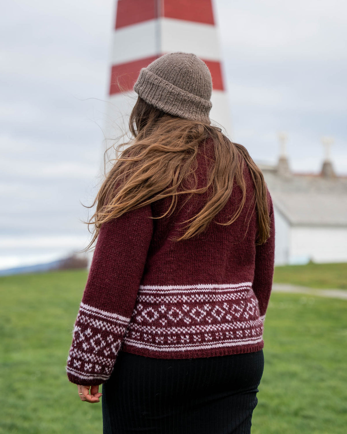 Birgitte Sweater | Trendy utgave av klassisk mønstergenser