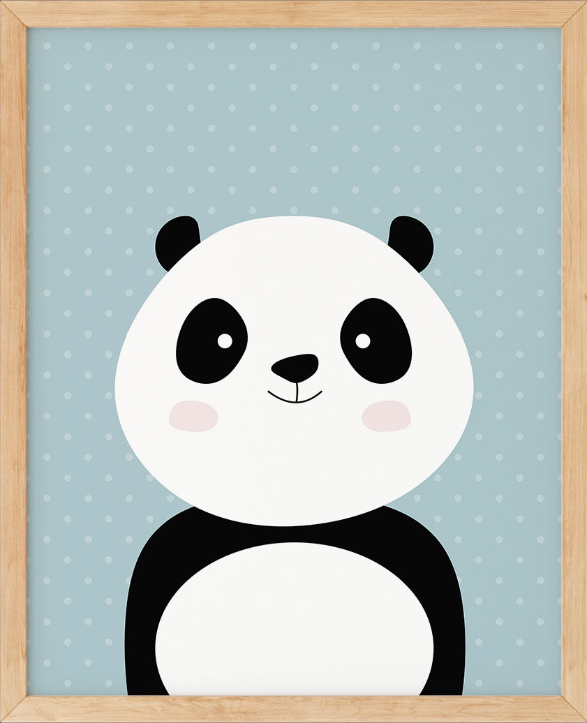 Pandaen | Plakat | Rosa & Blå