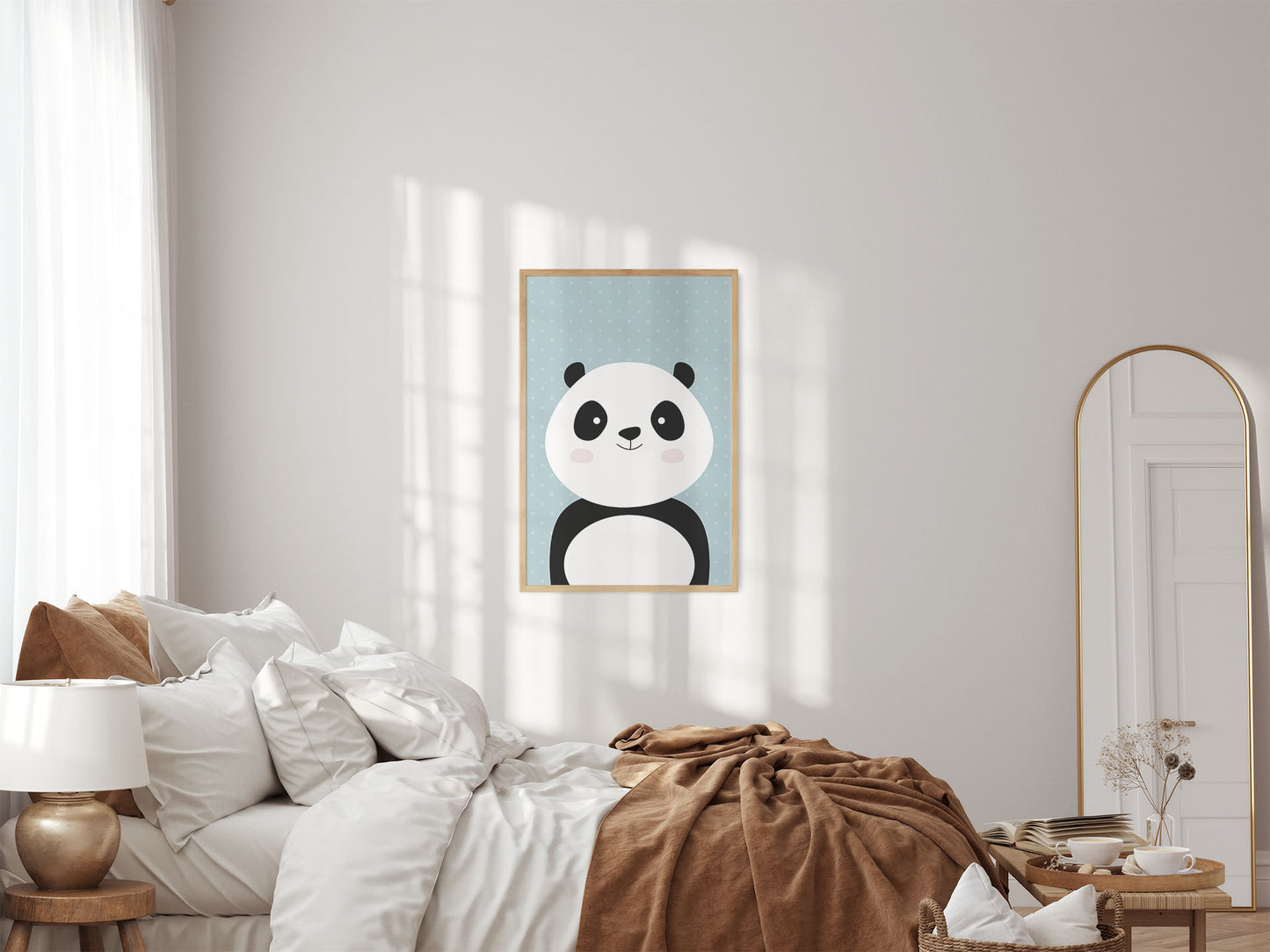 Pandaen | Plakat | Rosa & Blå