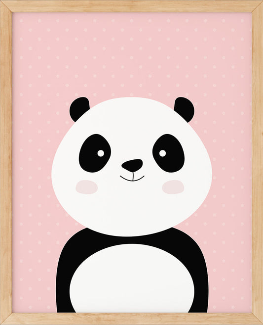 Pandaen | Plakat | Rosa & Blå