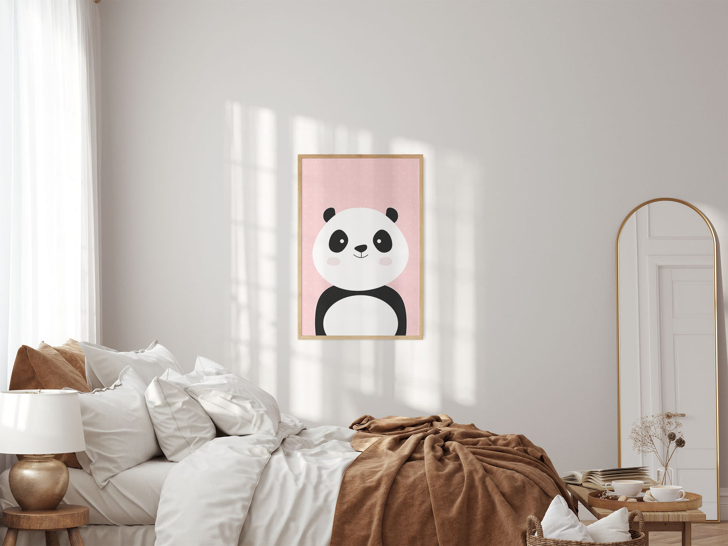 Pandaen | Plakat | Rosa & Blå
