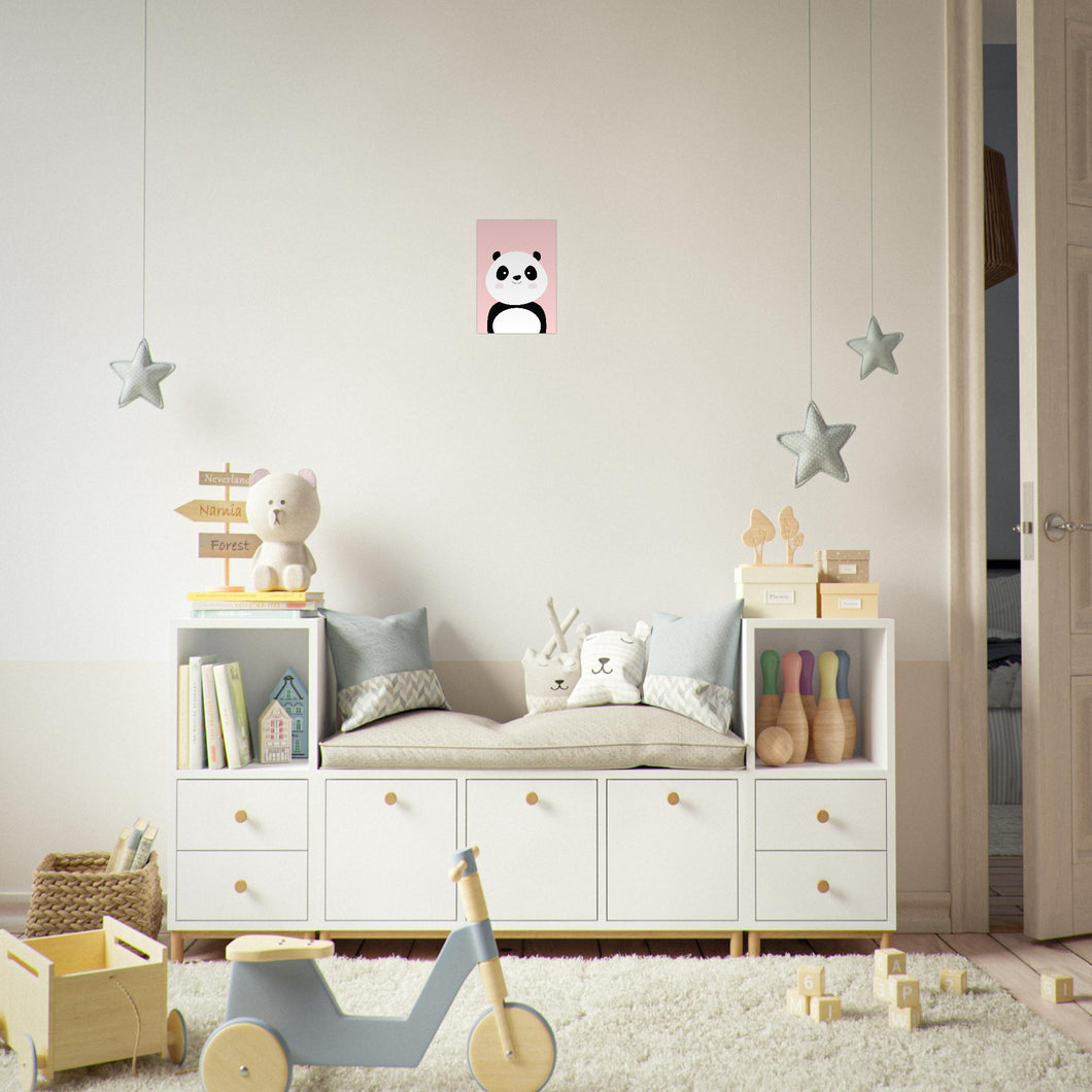 Pandaen | Plakat | Rosa & Blå