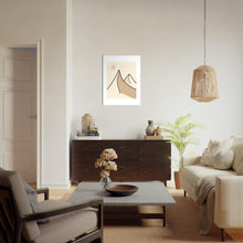 Last inn bildet i Galleri-visningsprogrammet, Enkelt Landskap nr.6 | Plakat | Poster | Veggkunst | Beige&#39;
