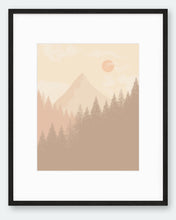 Last inn bildet i Galleri-visningsprogrammet, Beige Landskap nr.4 | Nordisk | Plakat | Poster | Veggkunst | Beige
