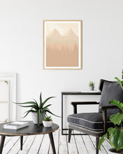 Last inn bildet i Galleri-visningsprogrammet, Beige Landskap nr.6 | Digital Kunst | Plakat | Poster | Veggkunst | Beige
