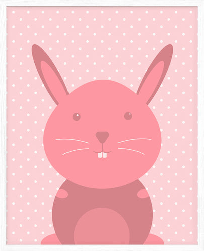 Kaninen | Søte dyr | Plakat | Poster | Veggkunst | Digital Kunst