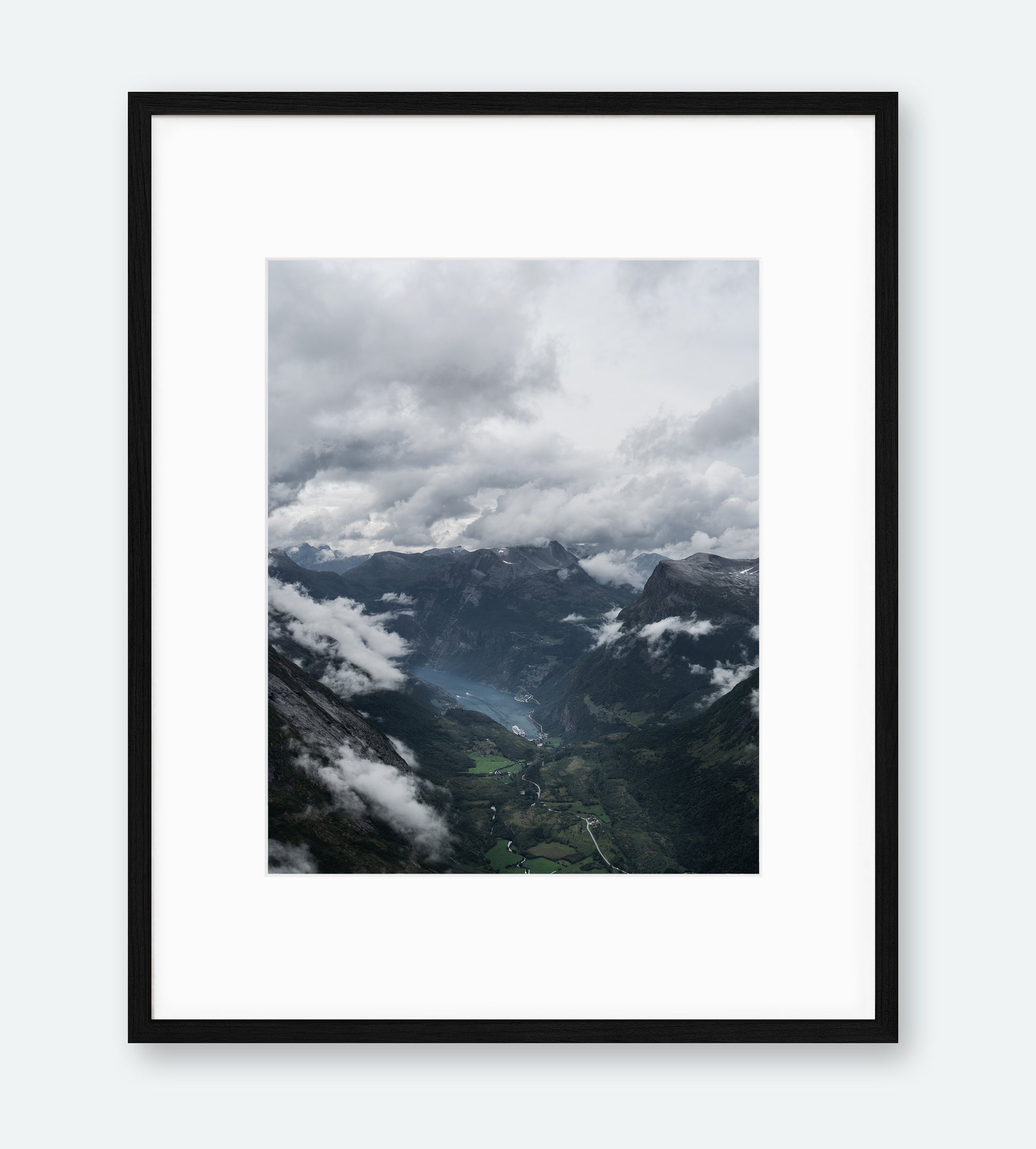 Geiranger nr.1 | Fotokunst | Plakat | Poster | Veggkunst