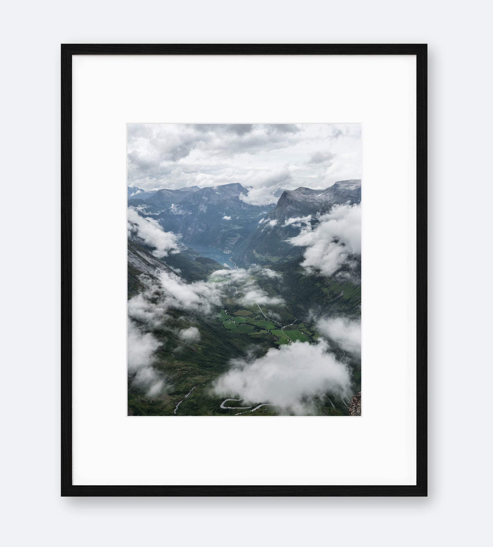 Geiranger nr.3 | Fotokunst | Plakat | Poster | Veggkunst