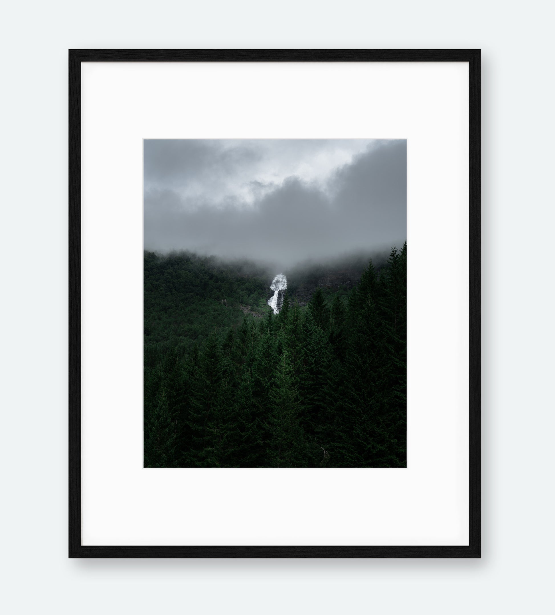 Fossefall | Fotokunst | Plakat | Poster | Veggkunst