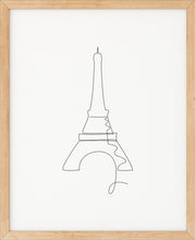 Last inn bildet i Galleri-visningsprogrammet, Eiffeltårnet | Line Art | Poster | Plakat | Abstrakt | Kunst | Paris | Frankrike
