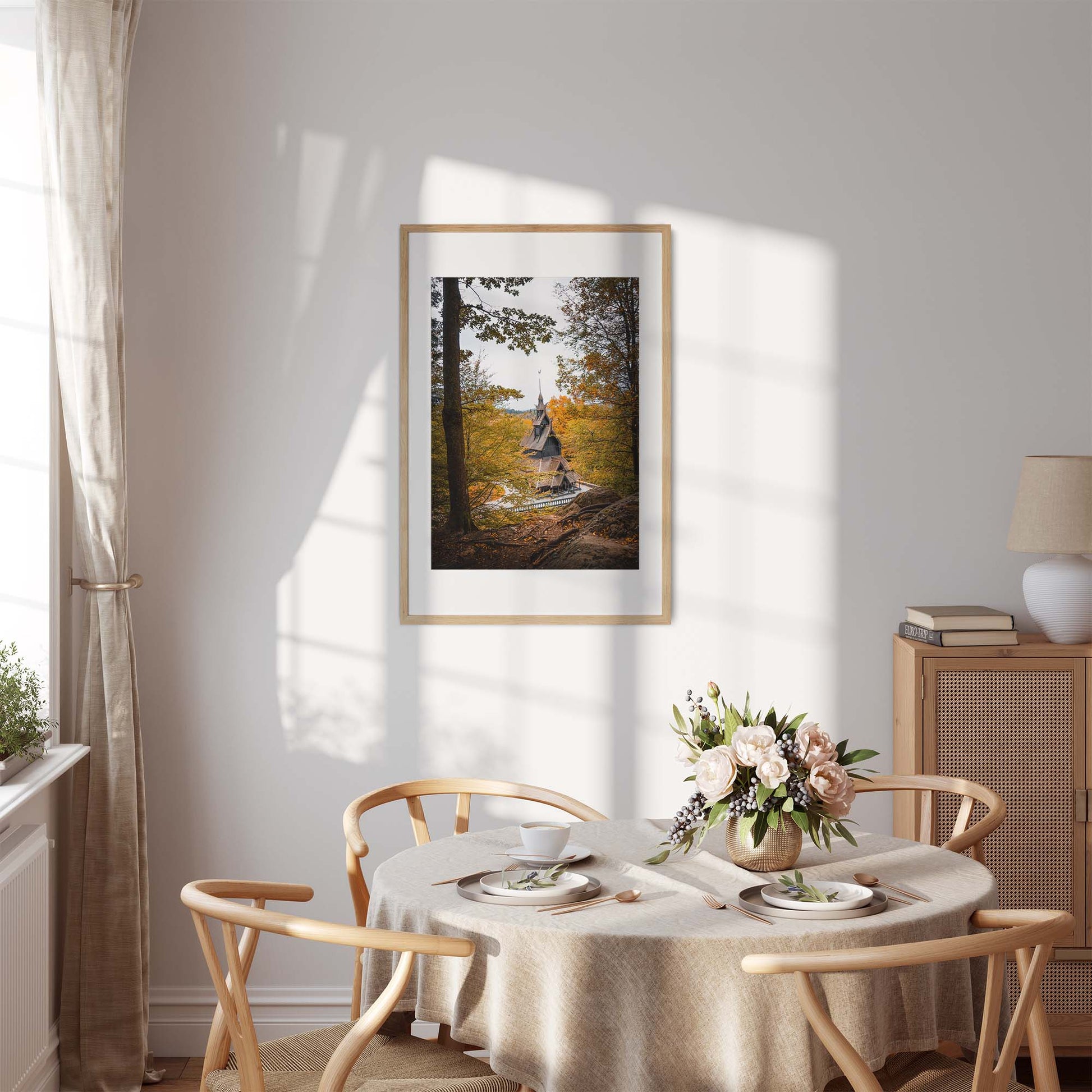 Fantoft Stavkirke | Fotokunst | Plakat | Poster | Veggkunst