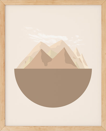 Jordklode Beige nr.1 | Digital Kunst | Plakat | Poster | Veggkunst | Abstrakt