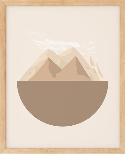 Jordklode Beige nr.1 | Digital Kunst | Plakat | Poster | Veggkunst | Abstrakt