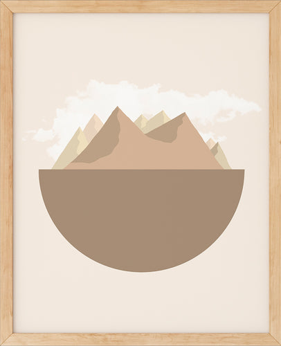 Jordklode Beige nr.4 | Digital Kunst | Plakat | Poster | Veggkunst | Beige