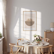 Last inn bildet i Galleri-visningsprogrammet, Jordklode Beige nr.1 | Beige | Plakat | Poster | Veggkunst  | Abstrakt
