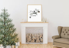 Last inn bildet i Galleri-visningsprogrammet, Joy to the world | Julepynt | Plakat | Poster | Jul | Juledekorasjon
