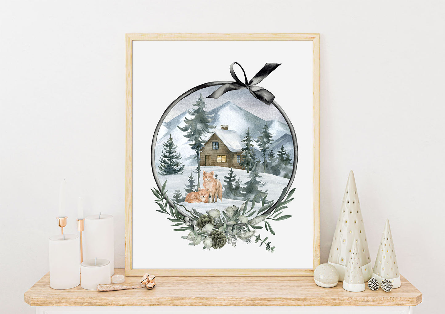 Vinterland No.3 | Julepynt | Plakat | Poster | Jul | Juledekorasjon