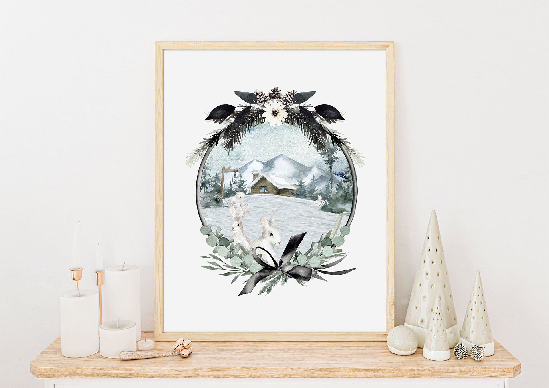 Vinterland No.5 | Julepynt | Plakat | Poster | Juledekor