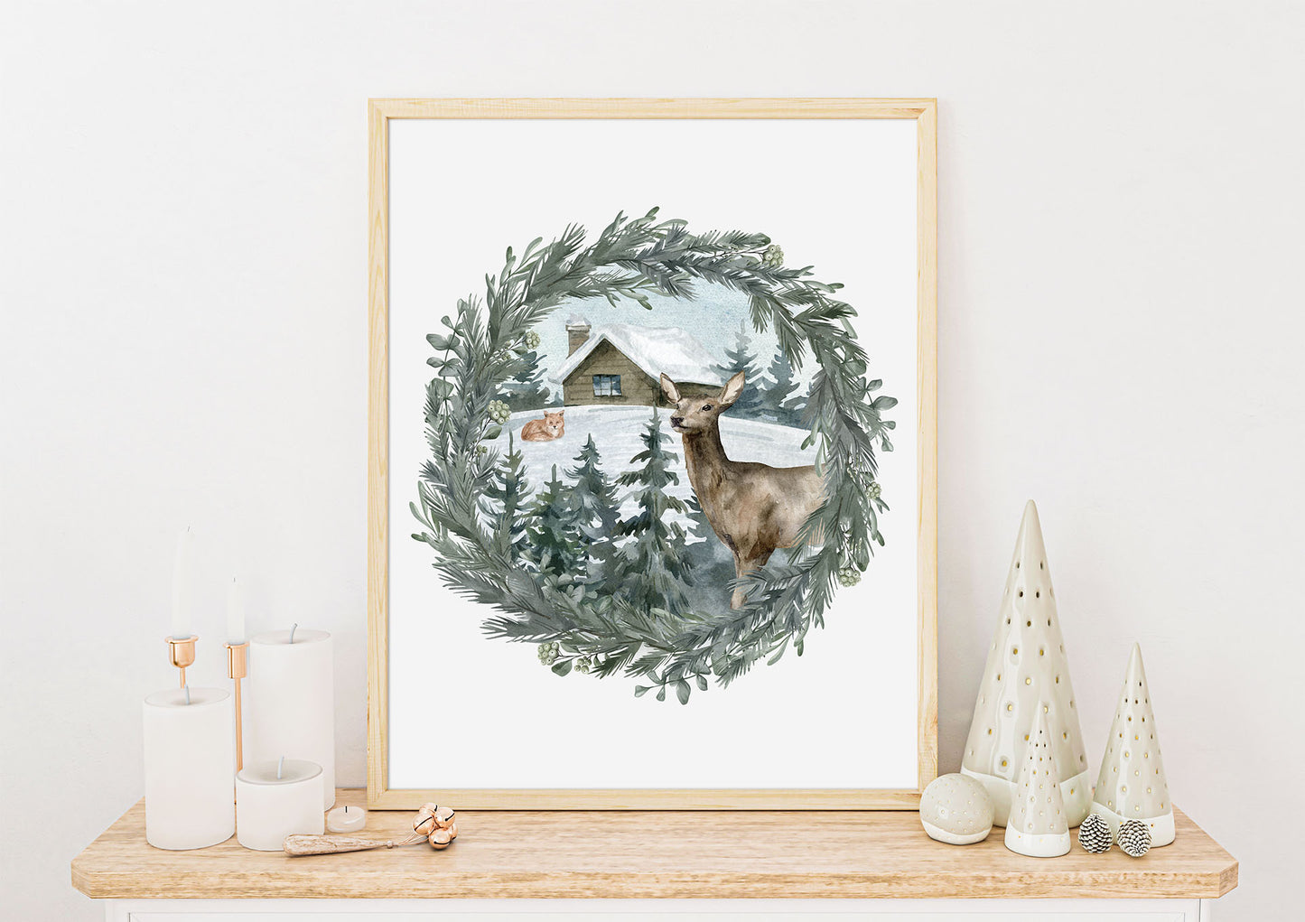 Vinterland No.7 | Julepynt | Plakat | Poster | Jul | Juledekorasjon