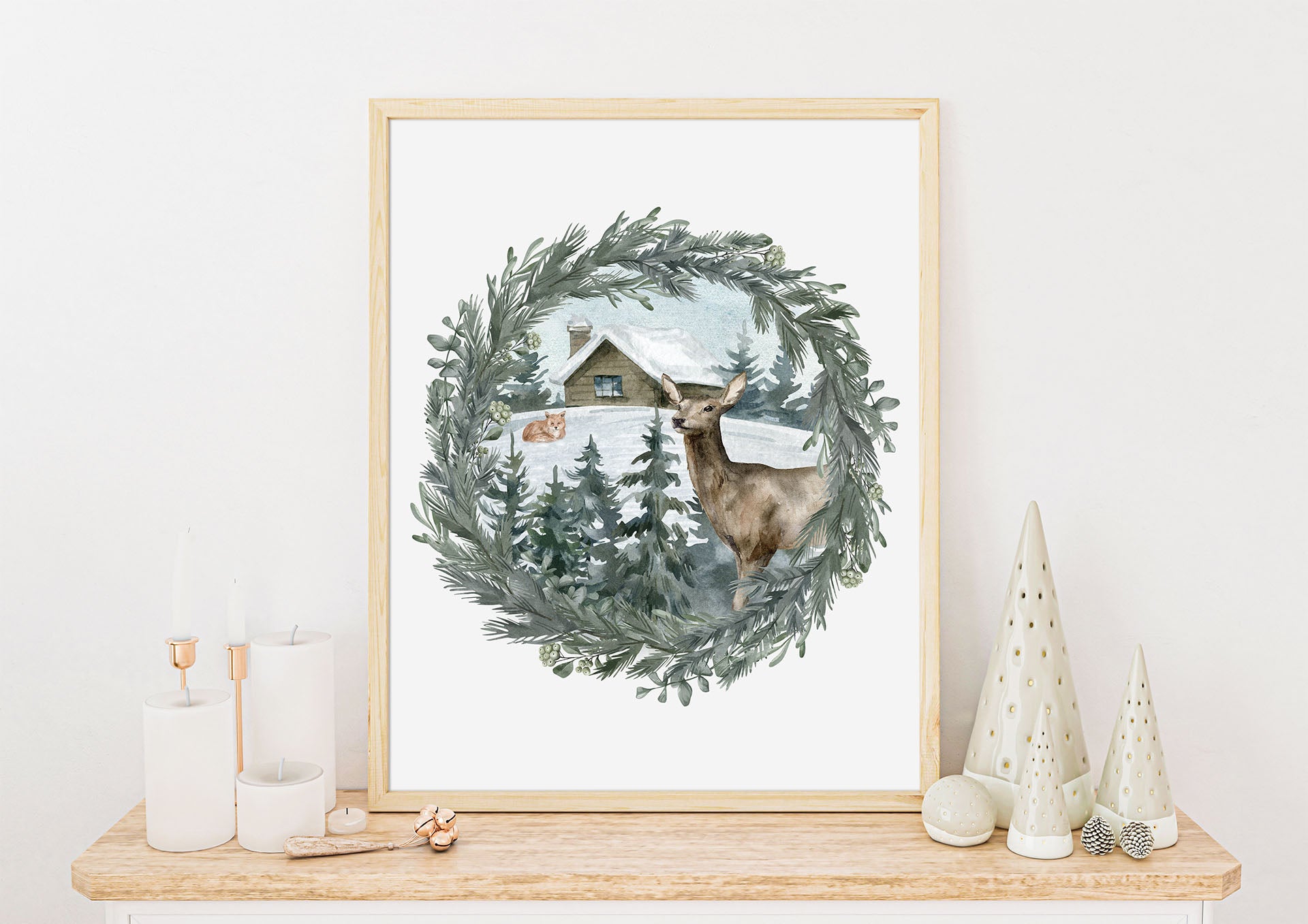 Vinterland No.7 | Julepynt | Plakat | Poster | Jul | Juledekorasjon