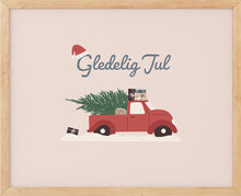 Last inn bildet i Galleri-visningsprogrammet, Julebil | Julepynt | Plakat | Poster | Jul | Juledekorasjon
