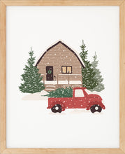 Last inn bildet i Galleri-visningsprogrammet, Julehus | Hytten | Julepynt | Plakat | Poster | Jul | Juledekorasjon

