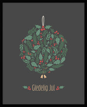 Last inn bildet i Galleri-visningsprogrammet, Julekule No.2 | Julepynt | Plakat | Poster | Jul | Juledekorasjon
