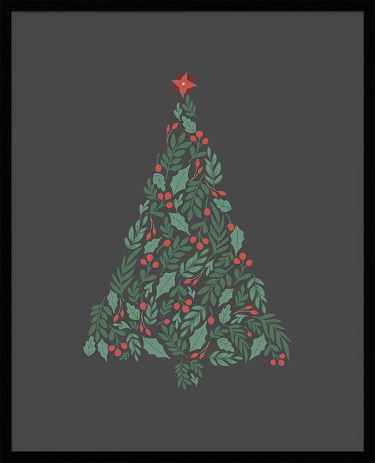 Juletre No.1 | Julepynt | Plakat | Poster | Jul | Juledekorasjon