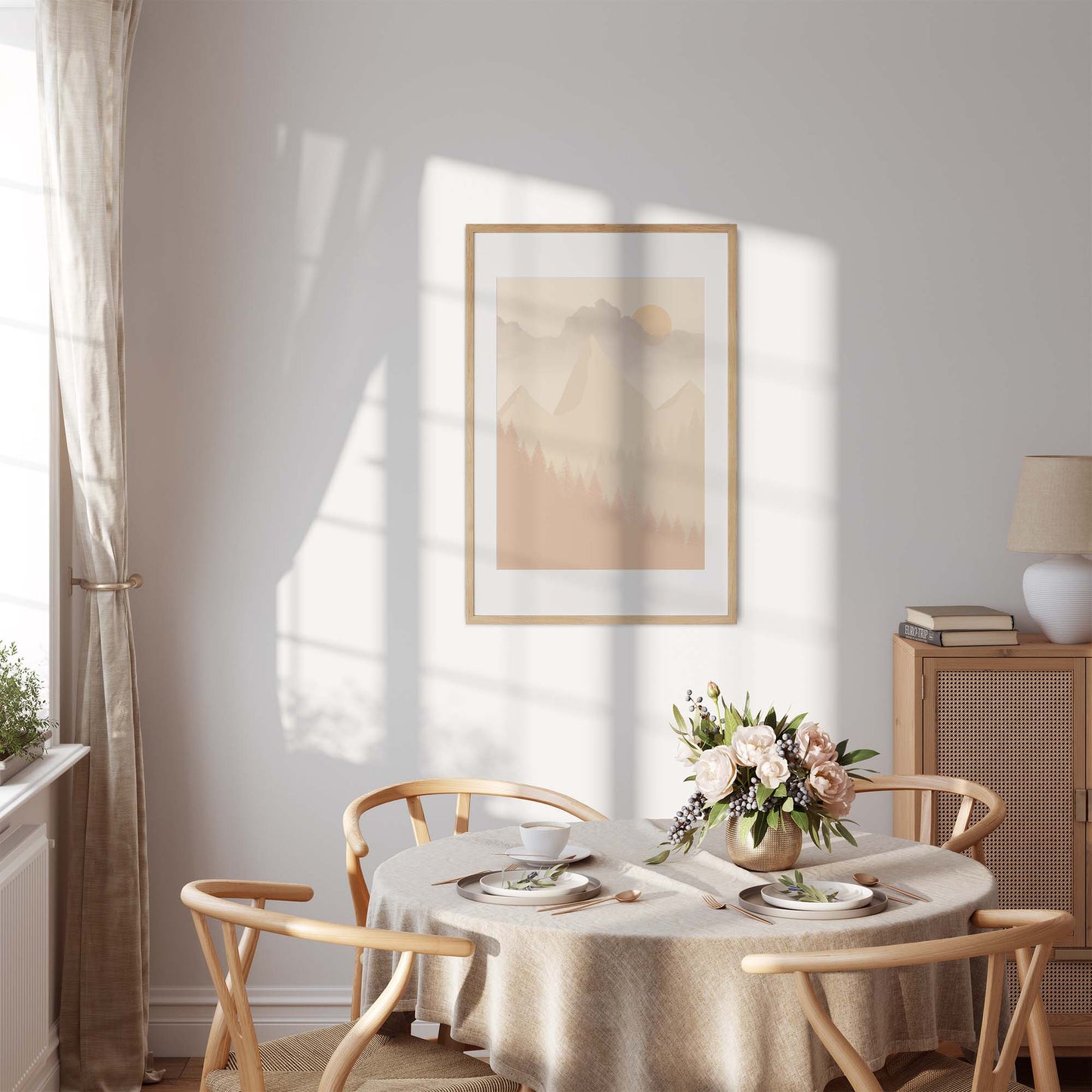 Beige Landskap No.3 | Plakat