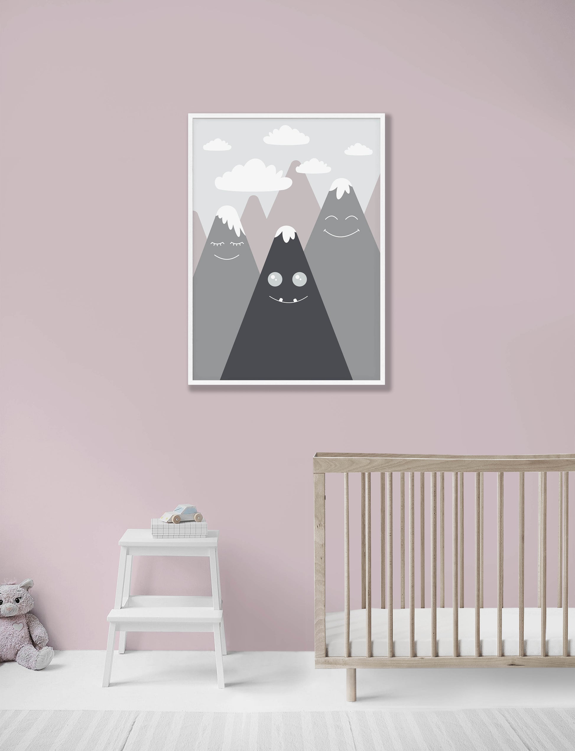Landskap for barn nr.2 | Kunst til barn | Plakat | Poster | Veggkunst 