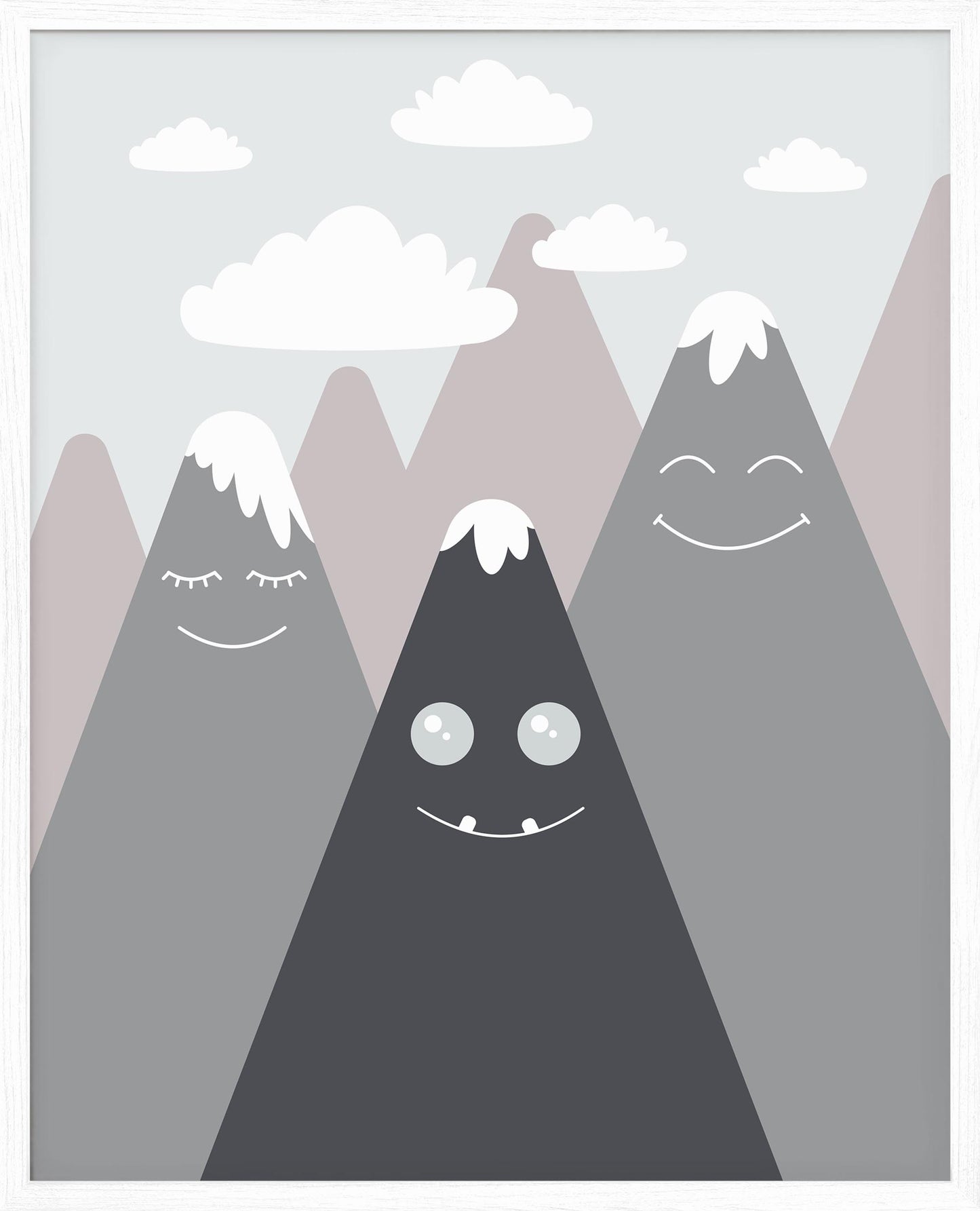 Landskap for barn nr.2 | Kunst til barn | Plakat | Poster | Veggkunst