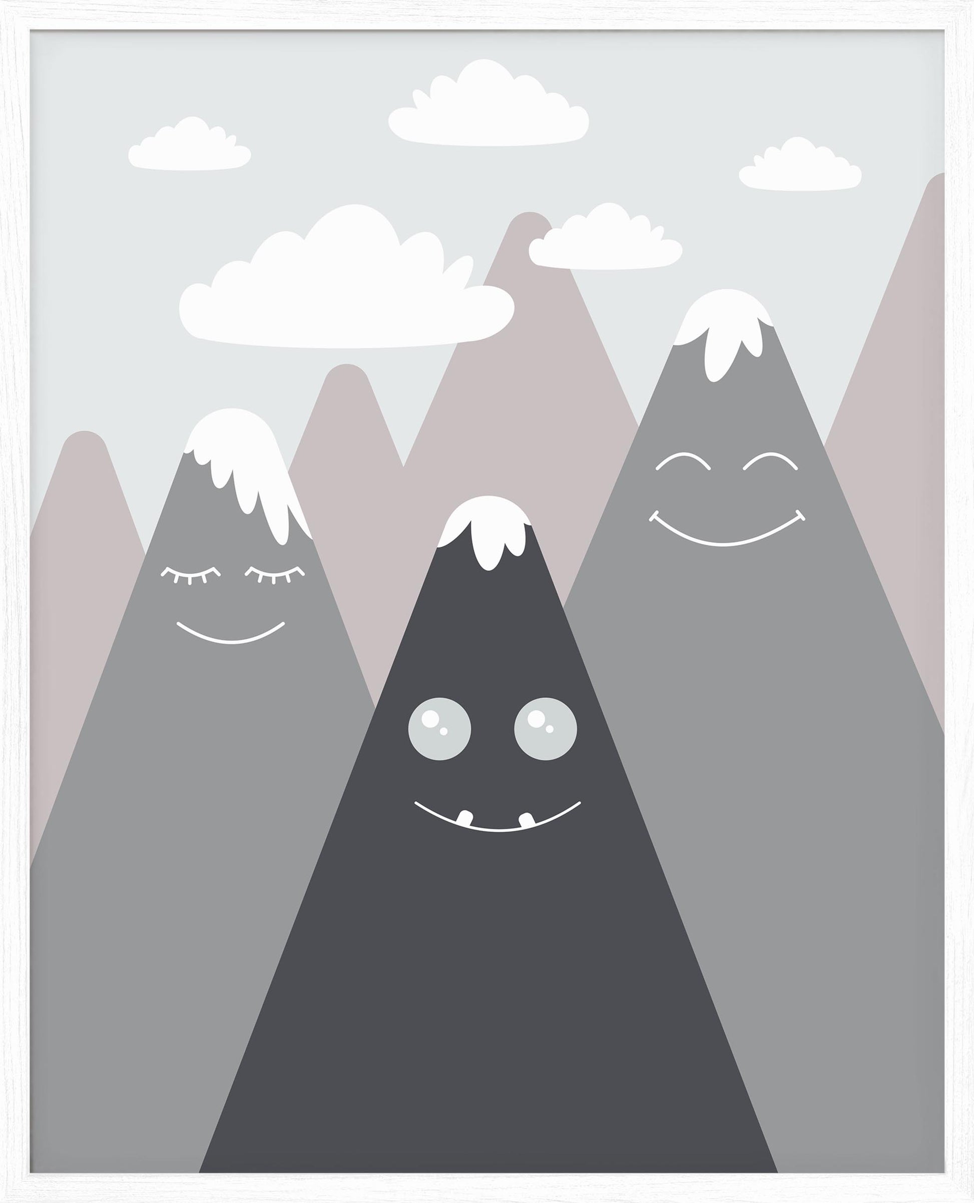Landskap for barn nr.2 | Kunst til barn | Plakat | Poster | Veggkunst