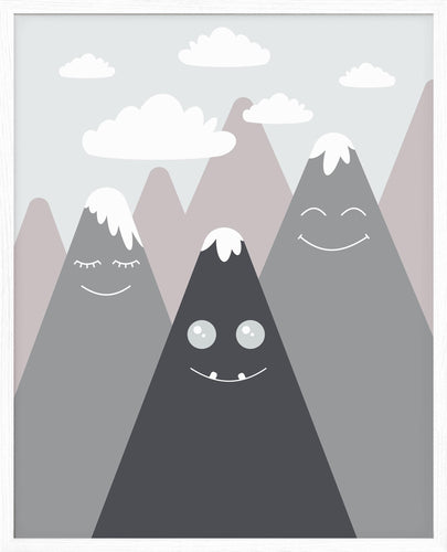 Landskap for barn nr.2 | Kunst til barn | Plakat | Poster | Veggkunst