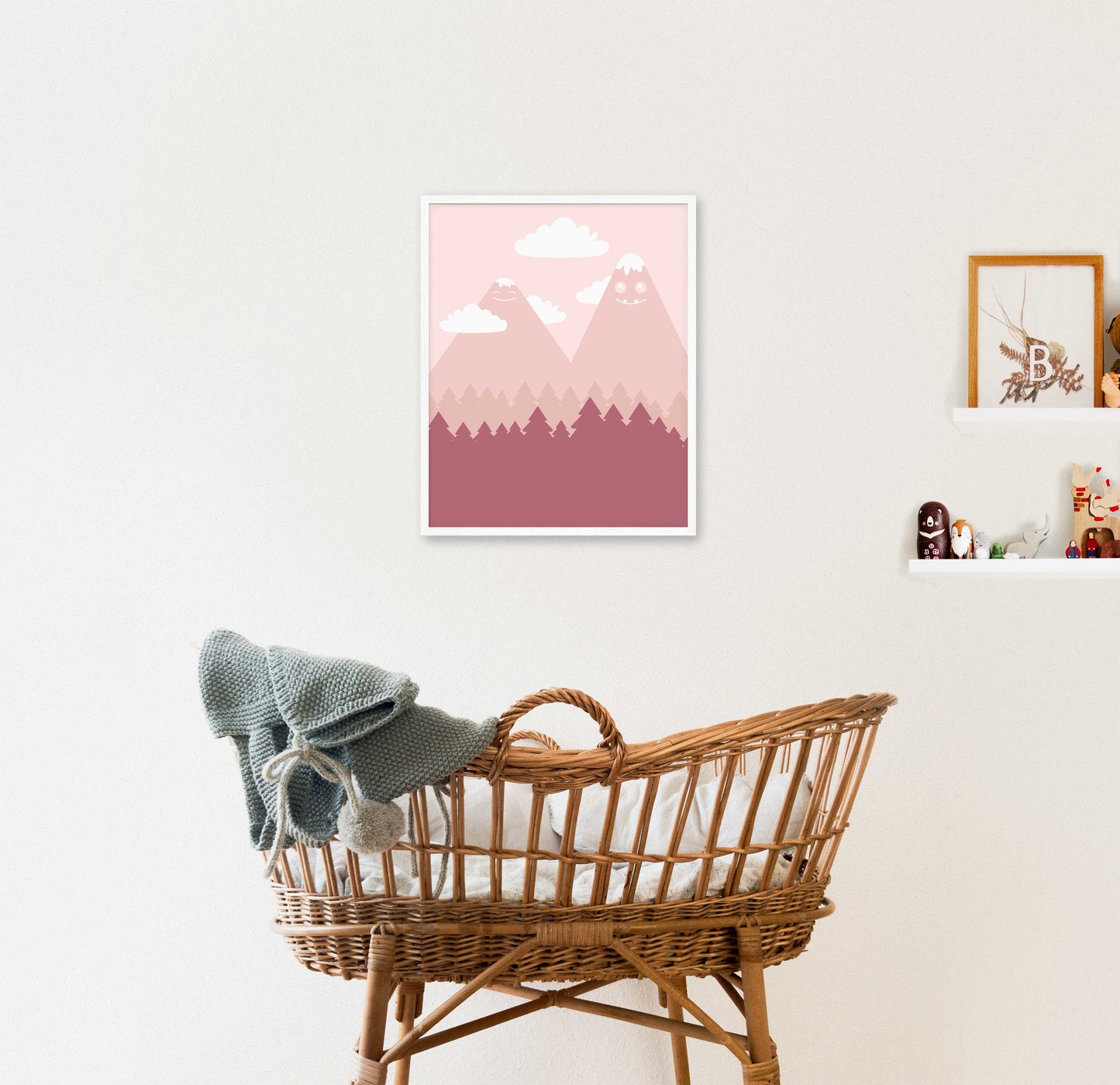 Landskap for barn nr.4 | Kunst til barn | Plakat | Poster | Barnerom