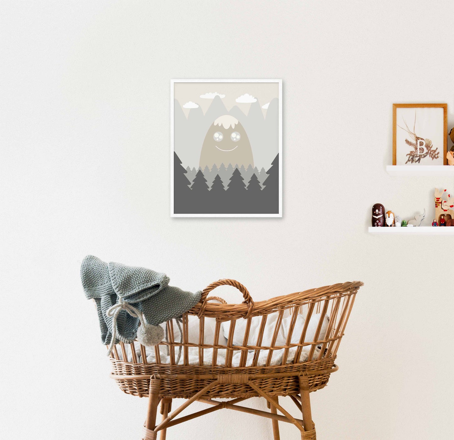 Landskap for barn nr.5 | Kunst til barn | Plakat | Poster | Digital Kunst | Veggkunst