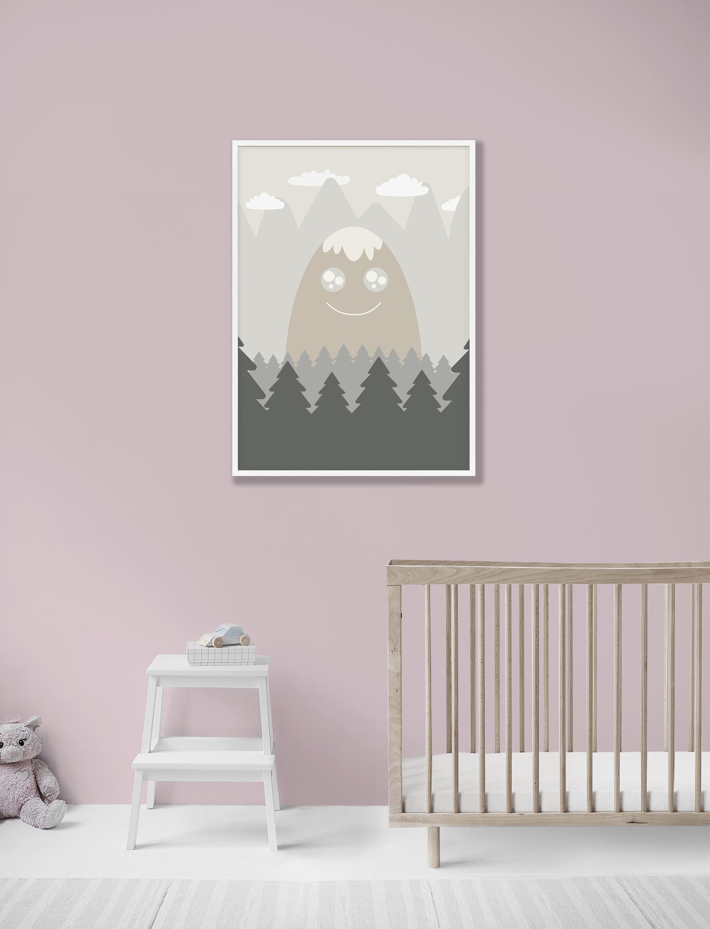 Landskap for barn nr.5 | Kunst til barn | Plakat | Poster | Digital Kunst | Veggkunst