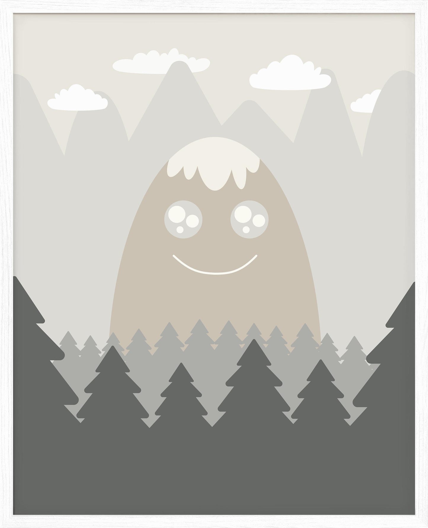 Landskap for barn nr.5 | Kunst til barn | Plakat | Poster | Digital Kunst | Veggkunst