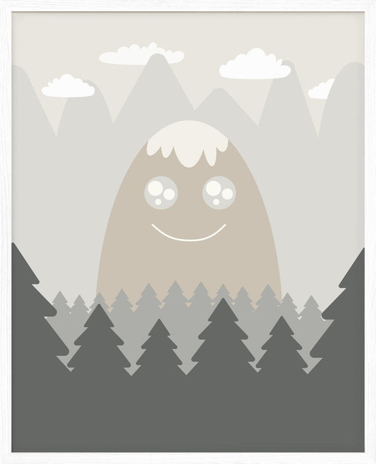 Landskap for barn nr.5 | Kunst til barn | Plakat | Poster | Digital Kunst | Veggkunst