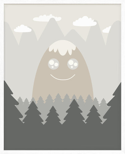Landskap for barn nr.5 | Kunst til barn | Plakat | Poster | Digital Kunst | Veggkunst