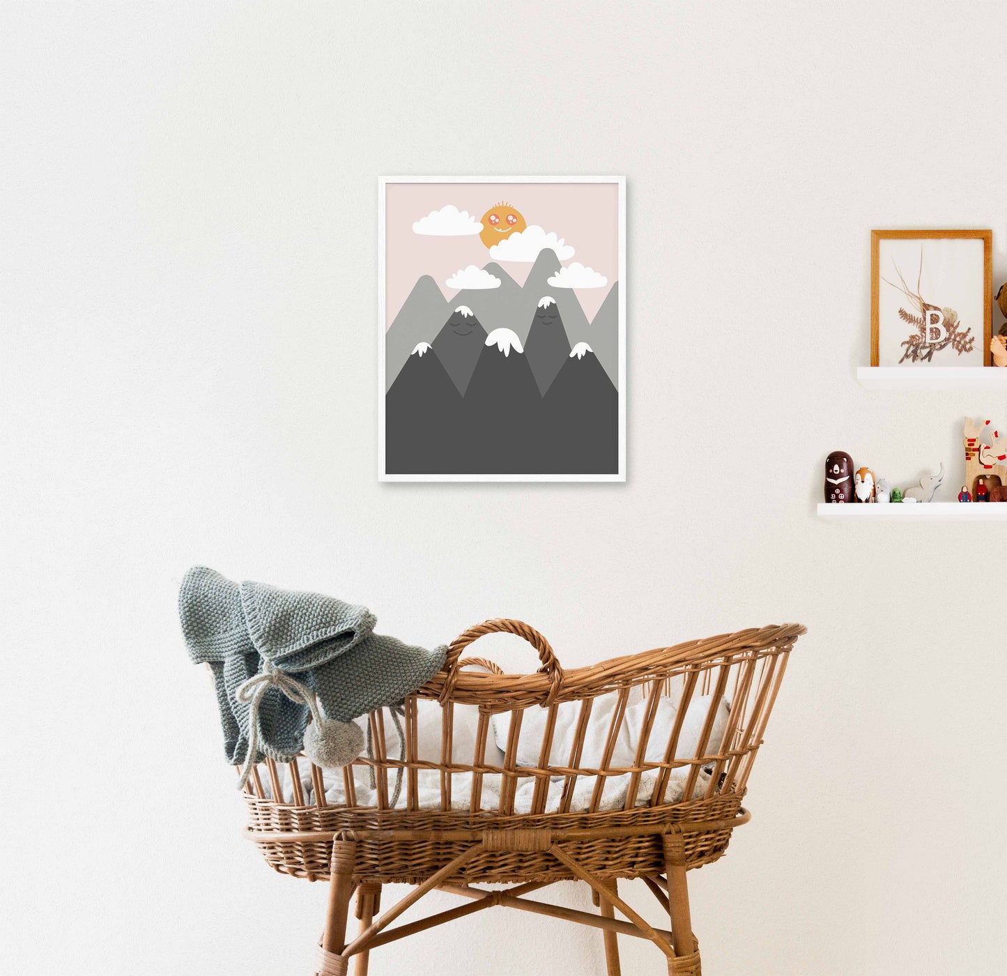 Landskap for barn nr.6 | Kunst til barn | Plakat | Poster | Veggkunst | Barnerom