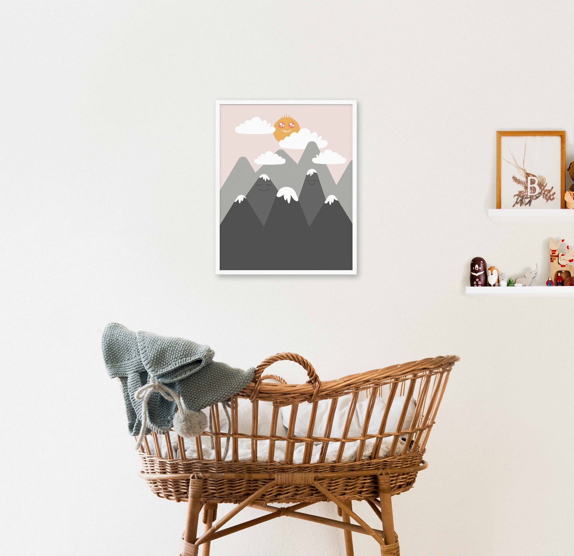 Landskap for barn nr.6 | Kunst til barn | Plakat | Poster | Veggkunst | Barnerom